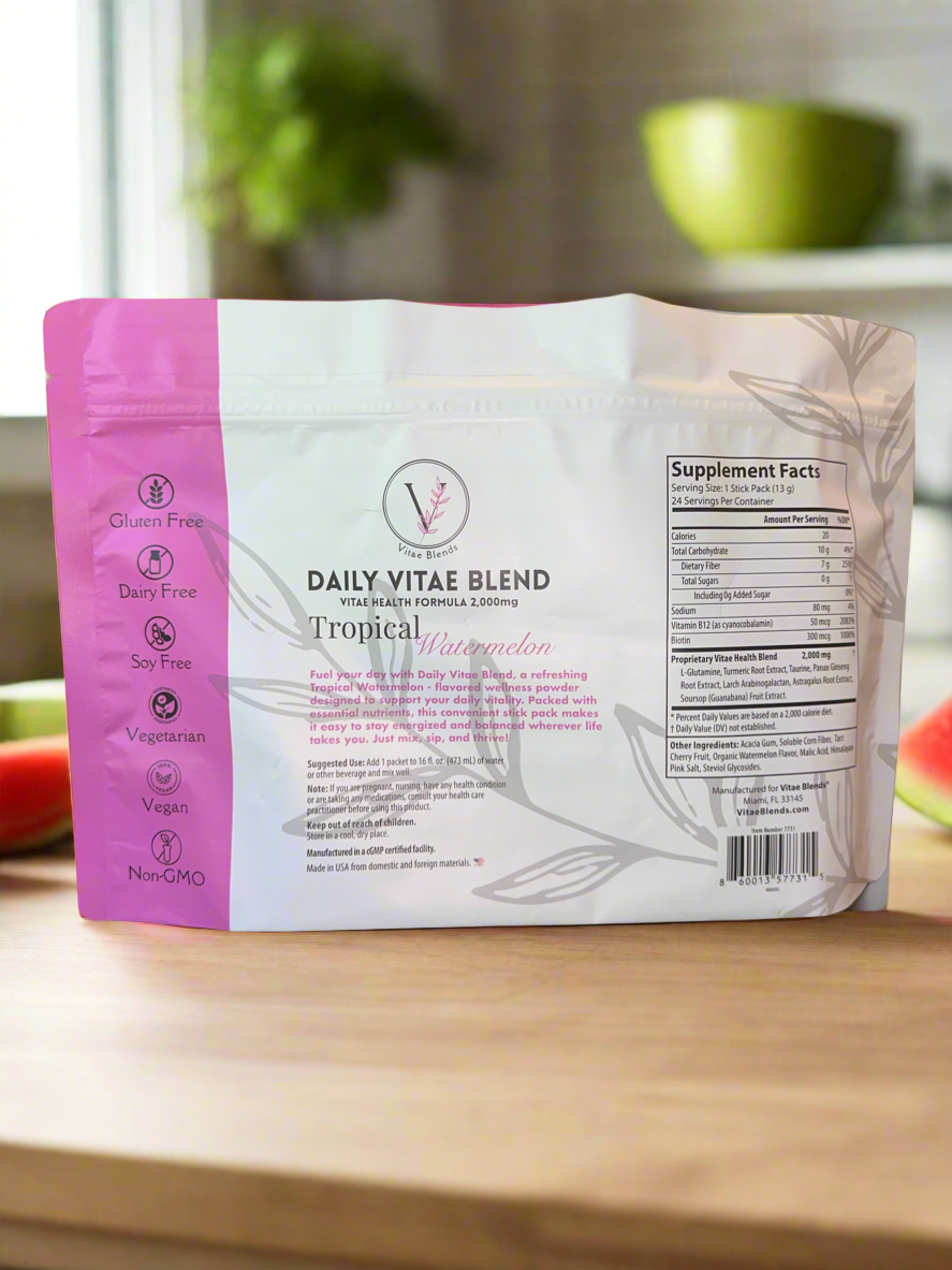 Tropical Watermelon, Daily Vitae Blend